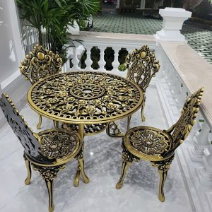 BÀN GHẾ NHÔM ĐÚC - TP05