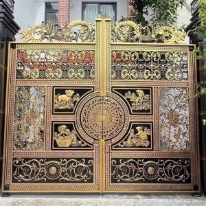 CỬA - CỔNG NHÔM ĐÚC - TP04